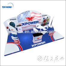 Tension fabric display stand standard exhibition booth exhibition display